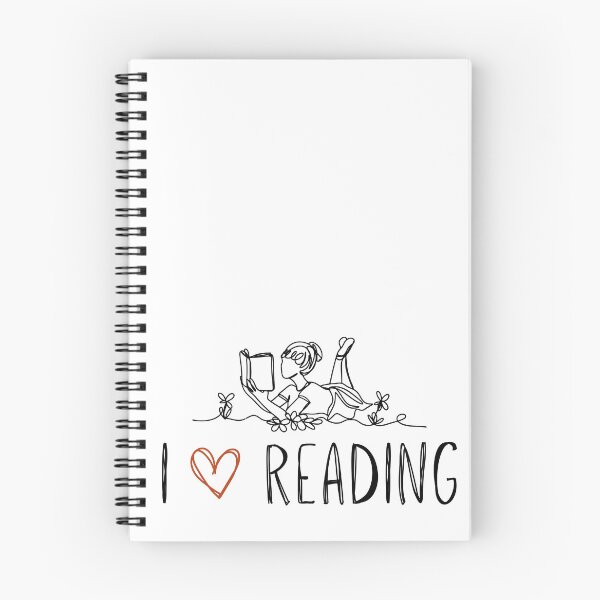 Item preview, I Love Reading Line Art designed and sold by LibrarianNicole.