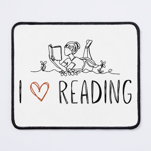 Item preview, I Love Reading Line Art designed and sold by LibrarianNicole.