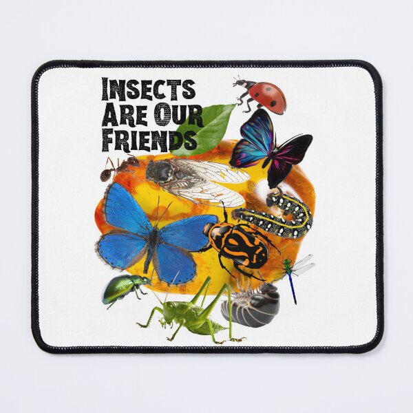 Item preview, Insects Are Our Friends Colorful Nature Design designed and sold by EarthArtDesigns.