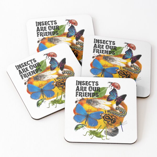 Item preview, Insects Are Our Friends Colorful Nature Design designed and sold by EarthArtDesigns.