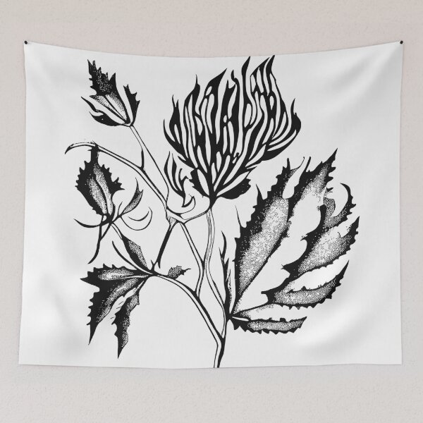 Item preview, Botanical calligraphy designed and sold by UrbanHedgehog.