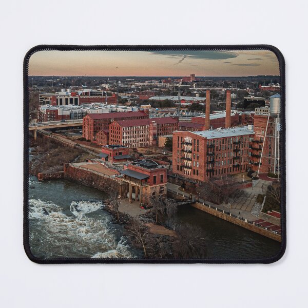 Item preview, Columbus Georgia Skyline Aerial View of City at Sunset designed and sold by JakeRhodes.