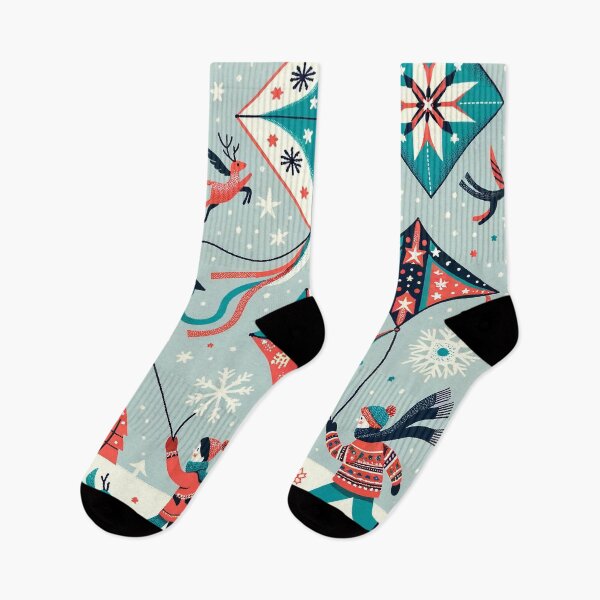 Artikelvorschau, Winter Pattern Design - Snowflakes, Mittens, and Cozy Vibes entworfen und verkauft von The-Library.