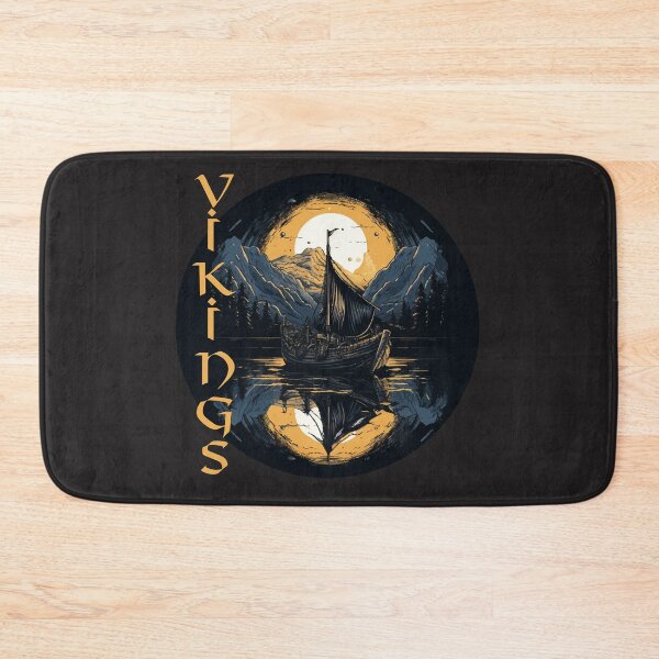 Item preview, Viking ship in the moonlight designed and sold by Andrea-Design.