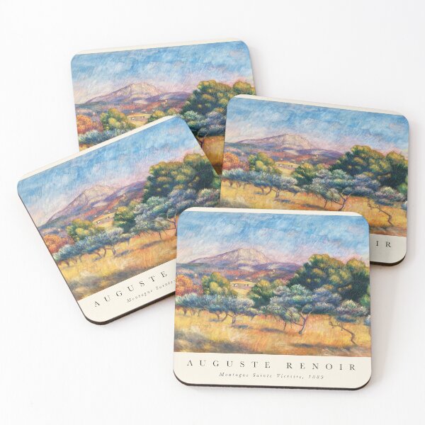 Item preview, Auguste Renoir - Montagen SainteVictoire, desk mat, tapisterty,Renoir artist, shower curtain, mouse pad, kitchen apron designed and sold by Suzana Djordjevic.