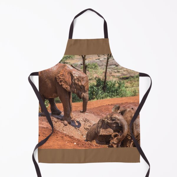 Item preview, Kenya. Baby Elephants. Mud Bath. designed and sold by vadim19.