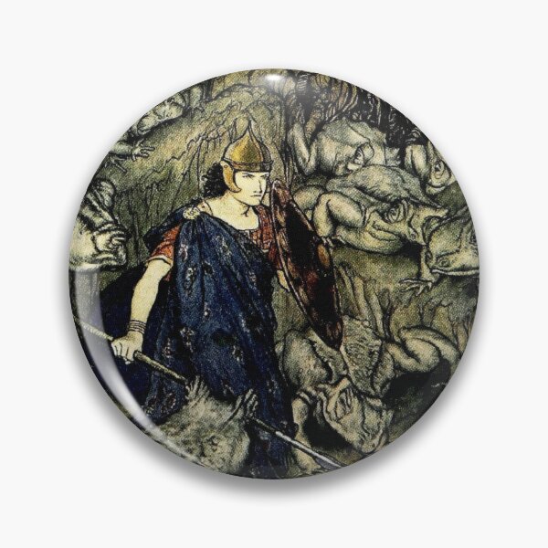 Item preview, Illustration from the Story "Becuma of the White Skin" from the Book "Irish Fairy Tales" Drawn by Arthur Rackham  designed and sold by thevoidishungry.
