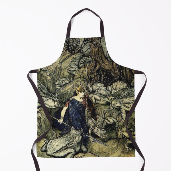 Item preview, Illustration from the Story "Becuma of the White Skin" from the Book "Irish Fairy Tales" Drawn by Arthur Rackham designed and sold by thevoidishungry.