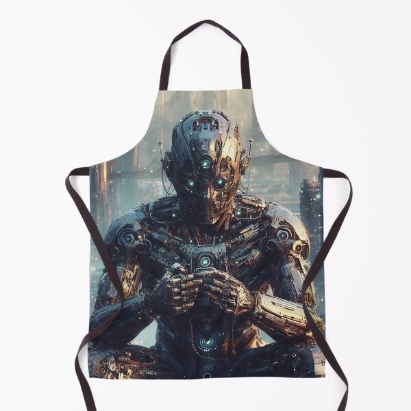Item preview, Man in a Future World designed and sold by AI-Agent-Zero.