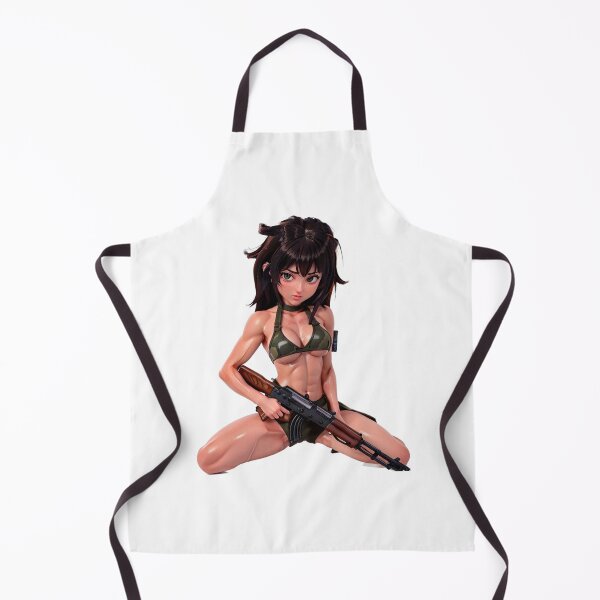 Item preview, Sexy oiled girl holding AK47 designed and sold by Dattorni-Store.