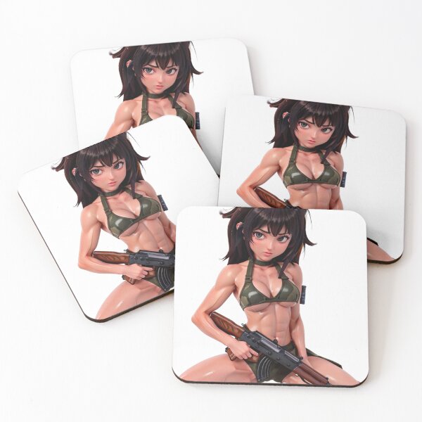 Item preview, Sexy oiled girl holding AK47 designed and sold by Dattorni-Store.