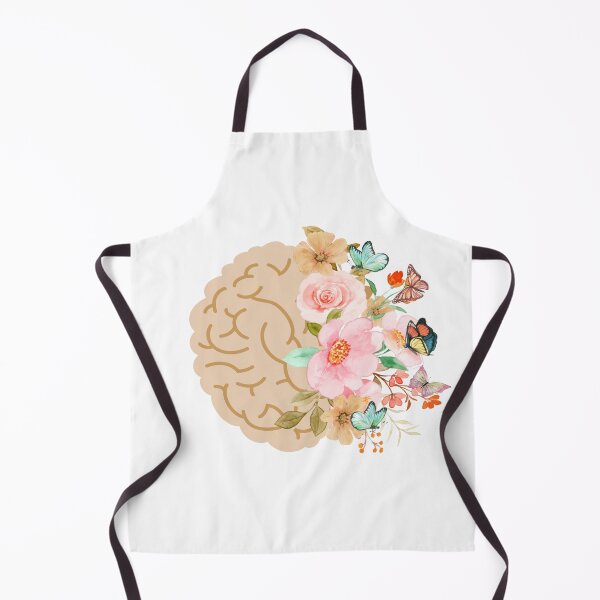Item preview, Blooming brain with flowers and butterflies design designed and sold by ArtfulGallery1.