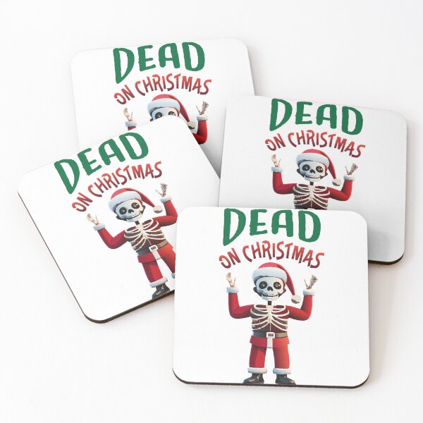 Item preview, Dead On Christmas Skeleton Cartoon designed and sold by CekDesigns.