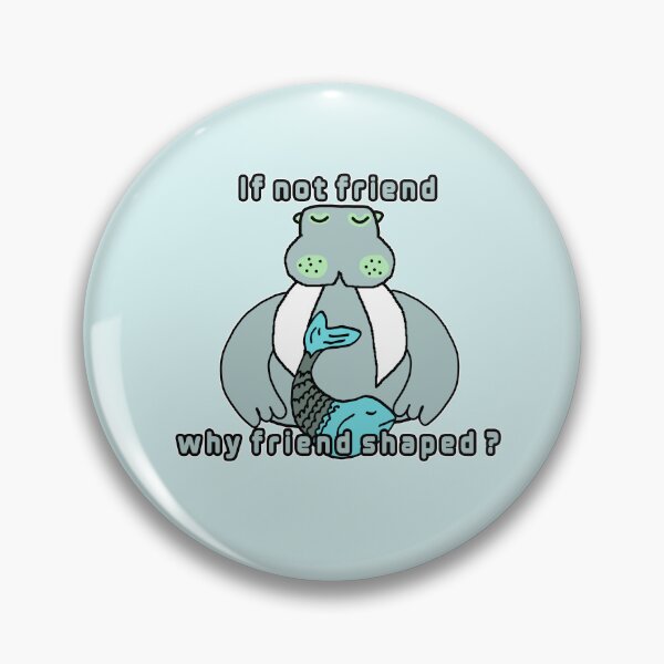Item preview, Friend Shaped Walrus designed and sold by notsweettea.