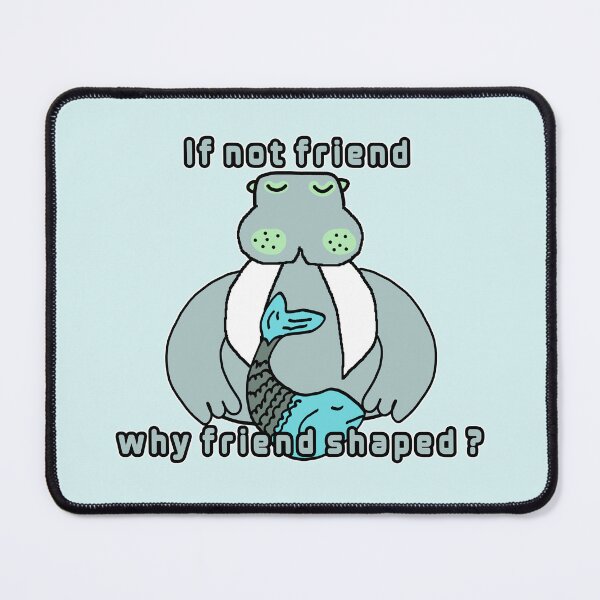 Item preview, Friend Shaped Walrus designed and sold by notsweettea.