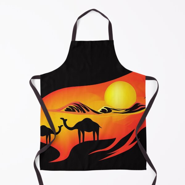 Item preview, Arabian Desert Summer Heat - Dunes And Camels Landscape designed and sold by House of Sadu by Craitza.