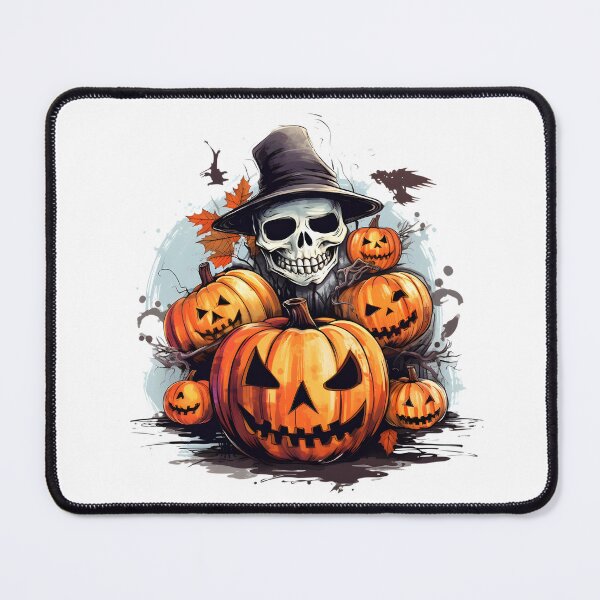 Item preview, Halloween Skull & Pumpkins designed and sold by PiPoLiNiO.