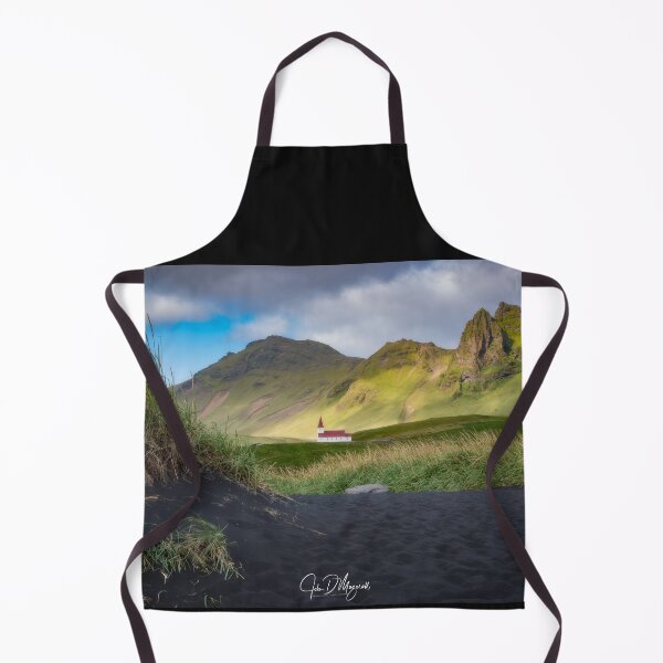 Item preview, Víkurkirkja Church in summer designed and sold by John Mazerall.