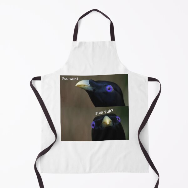 Item preview, Baby You Want Sum Fuk? Lemme Smash Crow Bird Meme designed and sold by fomodesigns.