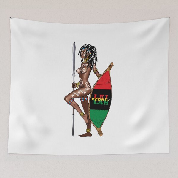 Item preview, African Amazon Warrior; designed and sold by Mona-Leilah.