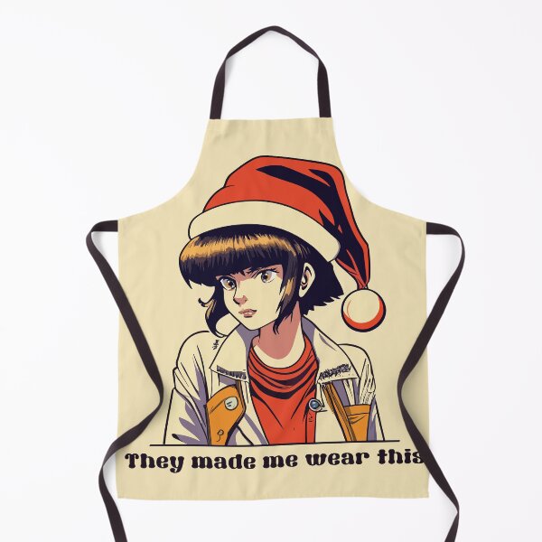 Item preview, They Made Me Wear This - Pouty Girl Wearing Santa Hat (Dark Text) designed and sold by Spiprinto.