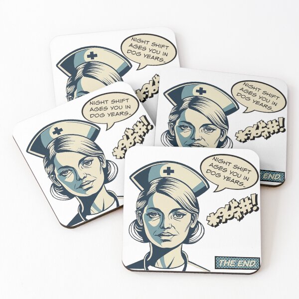 Item preview, Night Shift Ages You in Dog Years! Nurse Humor designed and sold by SSustainable.