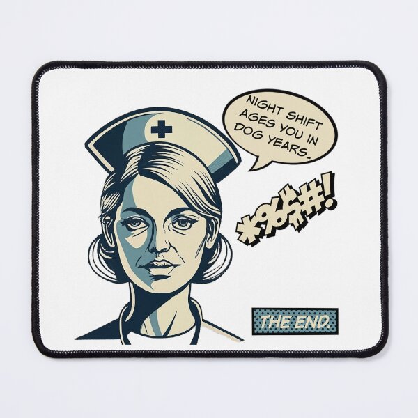 Item preview, Night Shift Ages You in Dog Years! Nurse Humor designed and sold by SSustainable.