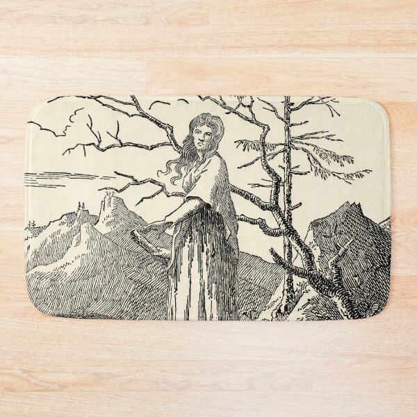 Item preview, Woman Standing on the Edge of the Abyss With Raven (Vrouw staand aan de rand van de afgrond en raaf) by Caspar David Friedrich designed and sold by thevoidishungry.