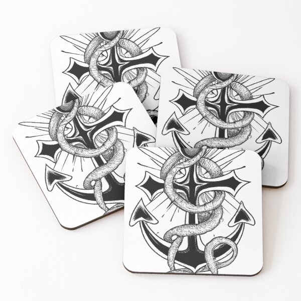 Item preview, Seafaring Ink: Ship-inspired Tattoo Delight designed and sold by Drake Lewdly.