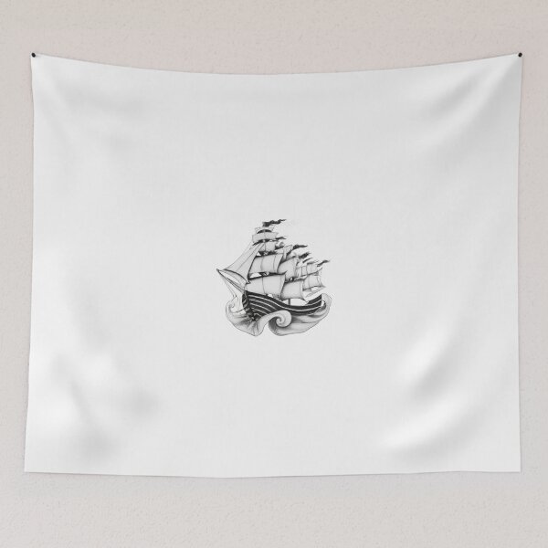 Item preview, Majestic Seascape Tattoo designed and sold by Drake Lewdly.