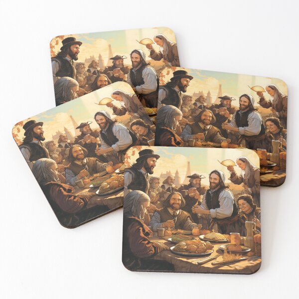 Item preview, Pilgrims Gathering for Thanksgiving designed and sold by dcrc.