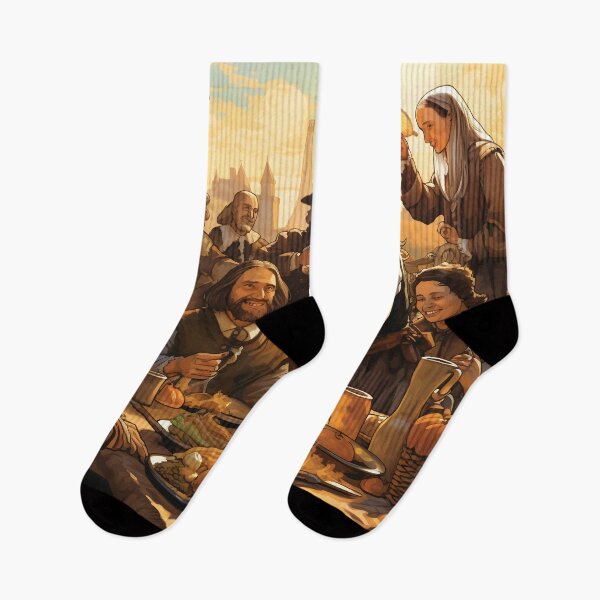 Item preview, Pilgrims Gathering for Thanksgiving designed and sold by dcrc.