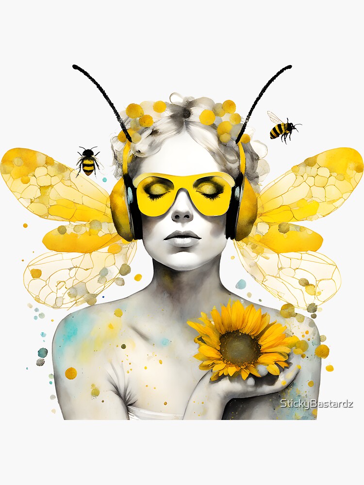 Queen Bee Hoodies / Wearable Original Art