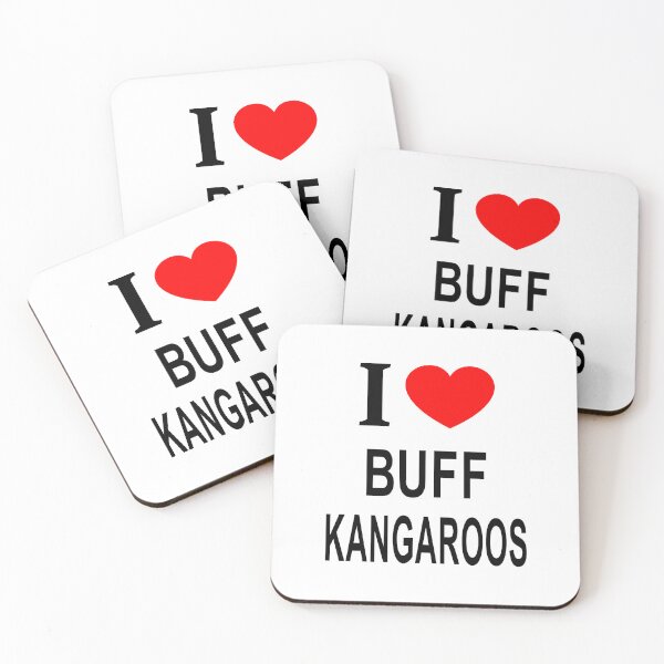 Item preview, I ❤️ BUFF KANGAROOS I LOVE BUFF KANGAROOS I HEART BUFF KANGAROOS designed and sold by usernamenaijan.