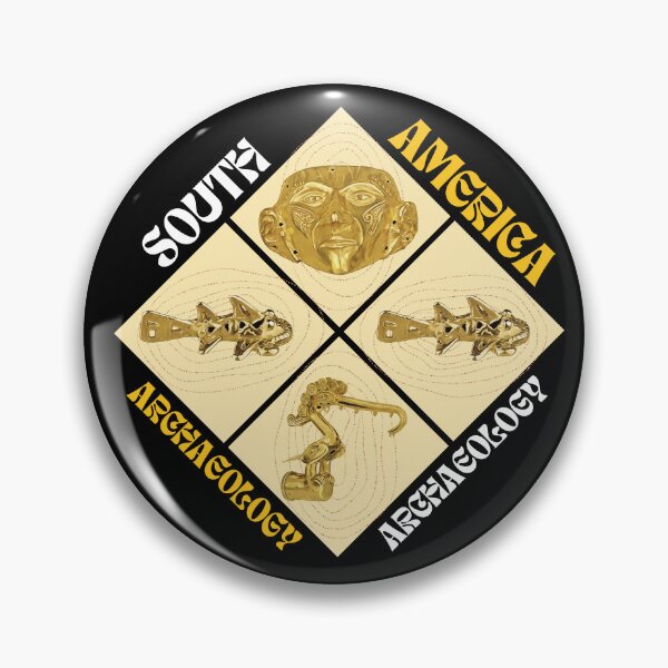 Item preview, South America Archaeology - Gold Treasures of Ancient Cultures - Gift for Archaeologists designed and sold by Carola-art.
