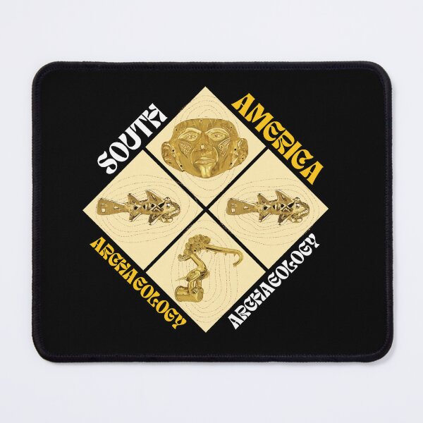 Item preview, South America Archaeology - Gold Treasures of Ancient Cultures - Gift for Archaeologists designed and sold by Carola-art.