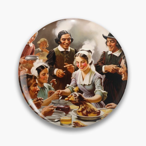 Item preview, Pilgrims Sitting at a Table designed and sold by dcrc.