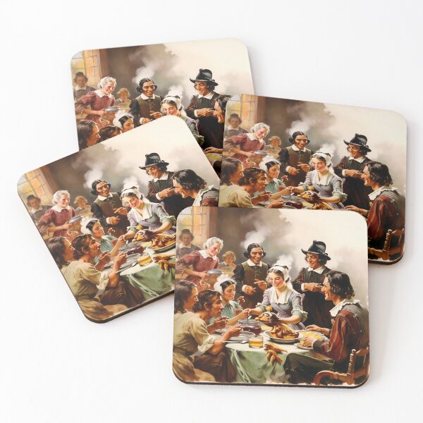 Item preview, Pilgrims Sitting at a Table designed and sold by dcrc.