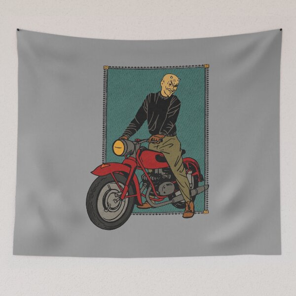 Item preview, Demon Motorcycle Enthusiast designed and sold by Kujo Dangerous Vintage.