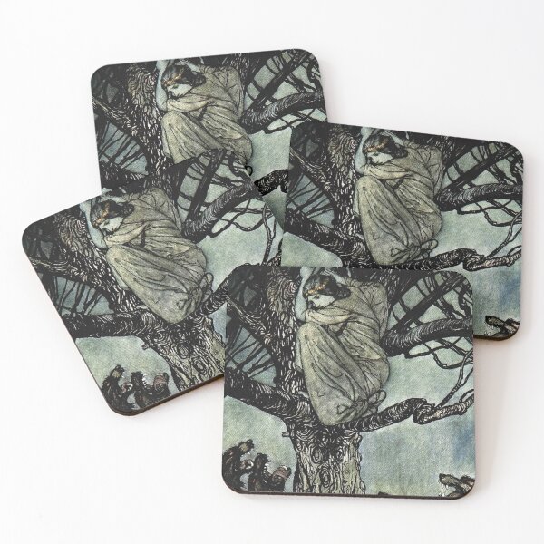 Item preview, Illustration from the Story "The Wooing of Becfola" from the Book "Irish Fairy Tales" Drawn by Arthur Rackham  designed and sold by thevoidishungry.