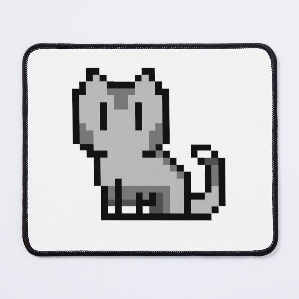 Item preview, cute cat pixel art designed and sold by BashPIXIE.