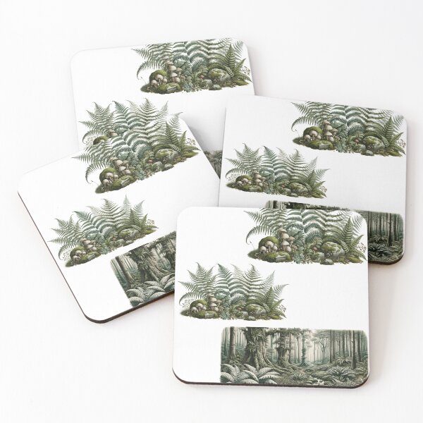 Item preview, Three Fern Scenes designed and sold by encyclo-art.