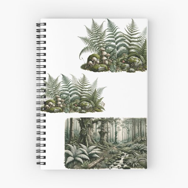 Item preview, Three Fern Scenes designed and sold by encyclo-art.