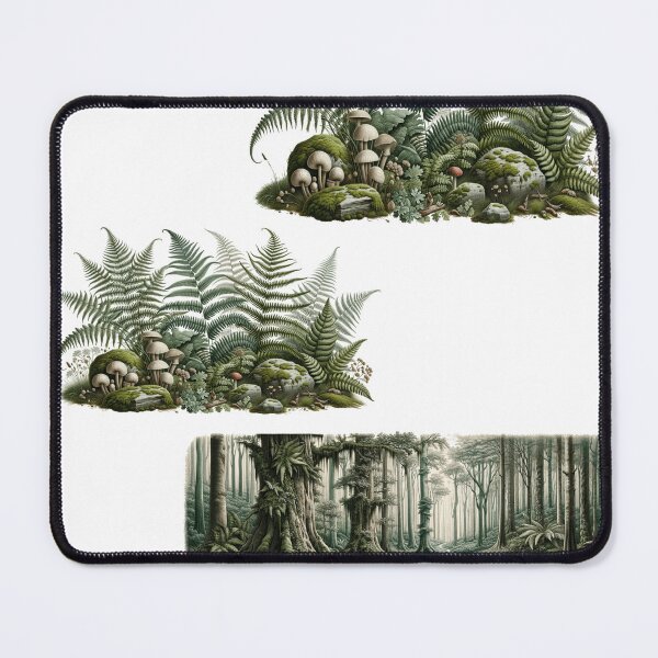 Item preview, Three Fern Scenes designed and sold by encyclo-art.