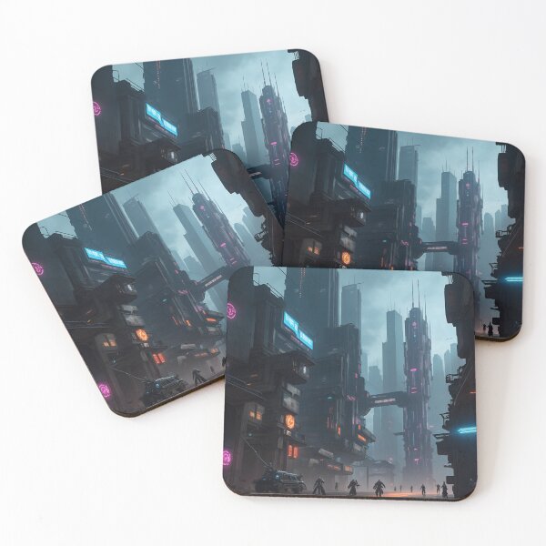 Item preview, cyberpunk city designed and sold by etjcavas.