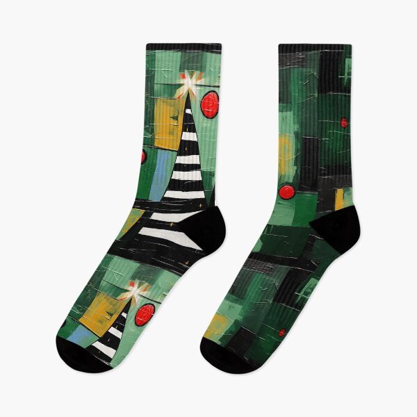 Item preview, Celestial Elegance- Abstracting Christmas Joy with Fauvist and Cubist Flourishes designed and sold by OlfactoART Studio.