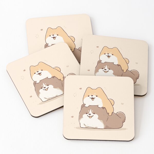 Item preview, Minimalist Fluffy Dog Cute Cartoon Art  designed and sold by JadesignFang.