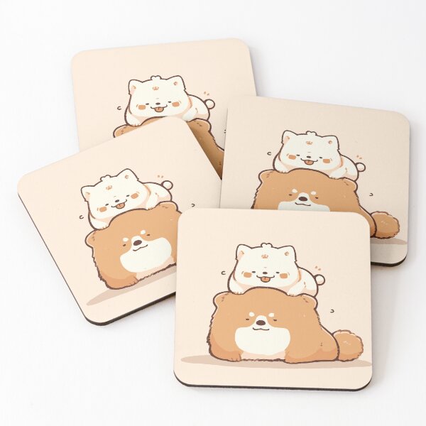 Item preview, Minimalist Fluffy Dog Cute Cartoon Art  designed and sold by JadesignFang.