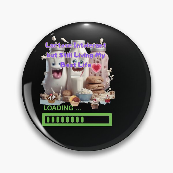Item preview, LACTOSE INTOLERANT BUT STILL LIVING MY BEST LIFE-LOADING designed and sold by carlos crane.