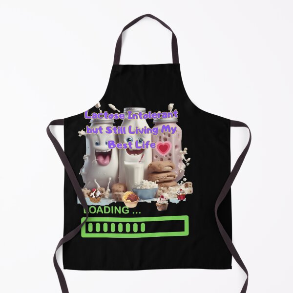 Item preview, LACTOSE INTOLERANT BUT STILL LIVING MY BEST LIFE-LOADING designed and sold by carlos crane.